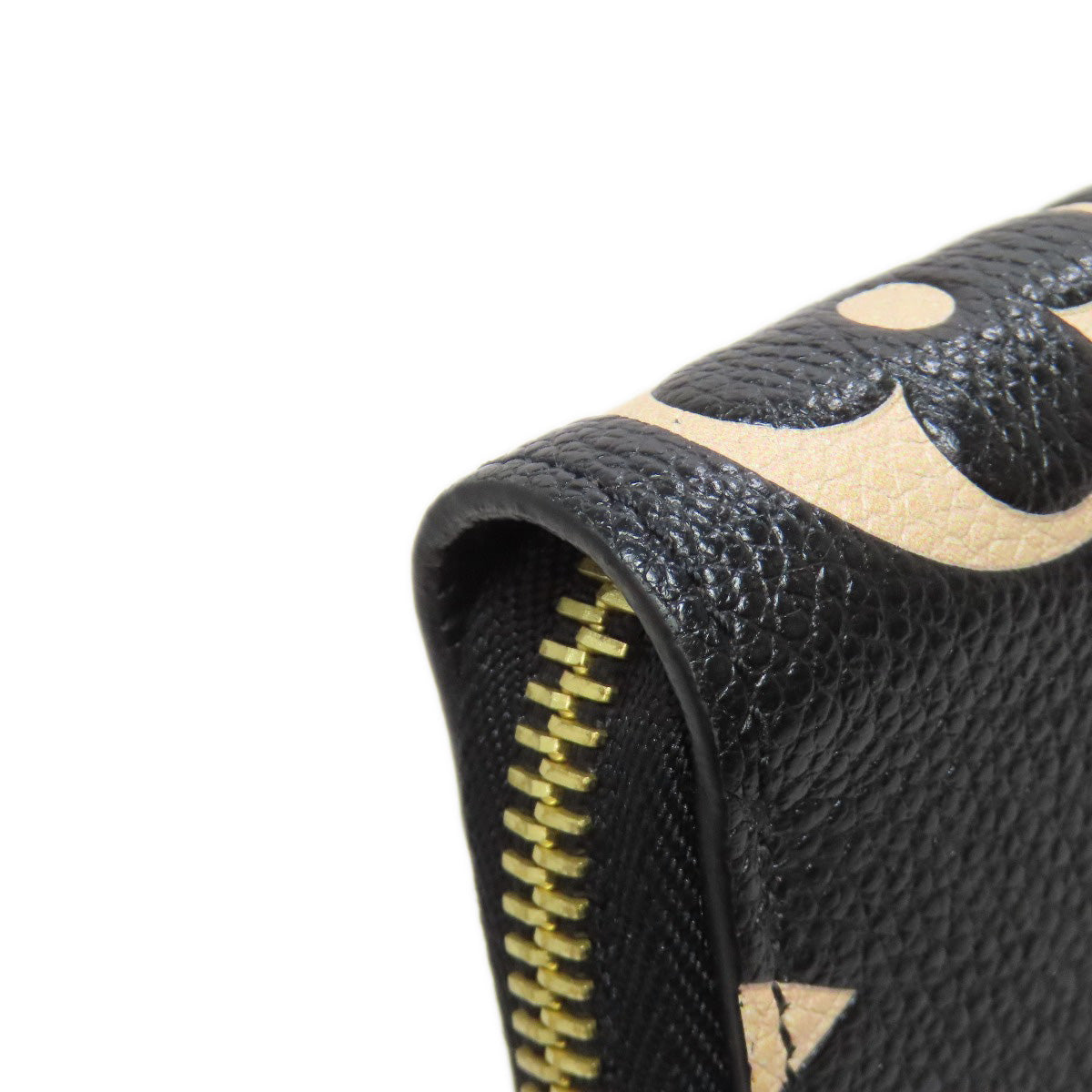 LOUIS VUITTON Long Wallet Purse M69698 Ann Platt black LV Crafty Zippy Wallet Women Used Authentic