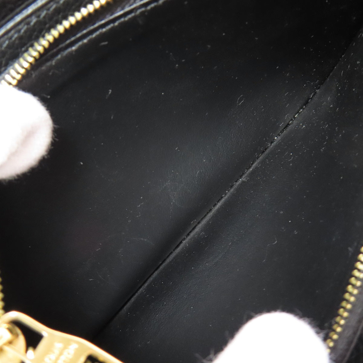 LOUIS VUITTON Long Wallet Purse M69698 Ann Platt black LV Crafty Zippy Wallet Women Used Authentic