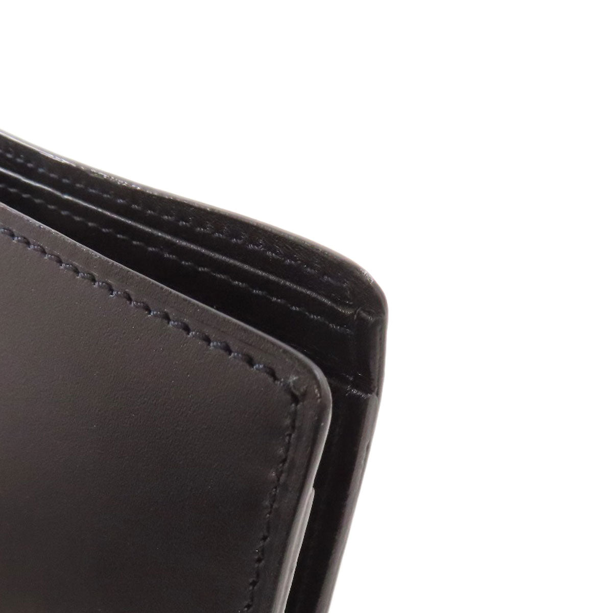 LOUIS VUITTON Bifold Wallet M85016 Nomad leather black Portefeuille�EMarco mens Used Authentic