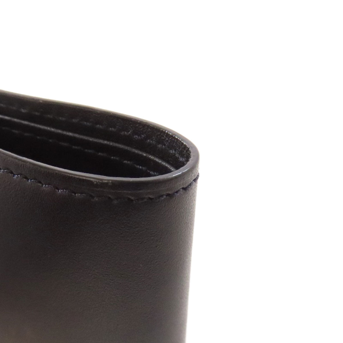 LOUIS VUITTON Bifold Wallet M85016 Nomad leather black Portefeuille�EMarco mens Used Authentic
