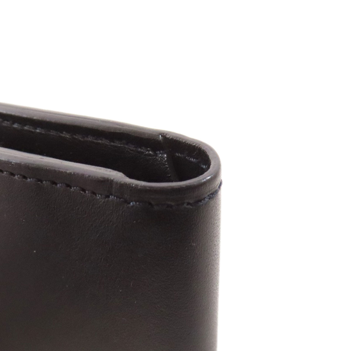 LOUIS VUITTON Bifold Wallet M85016 Nomad leather black Portefeuille�EMarco mens Used Authentic