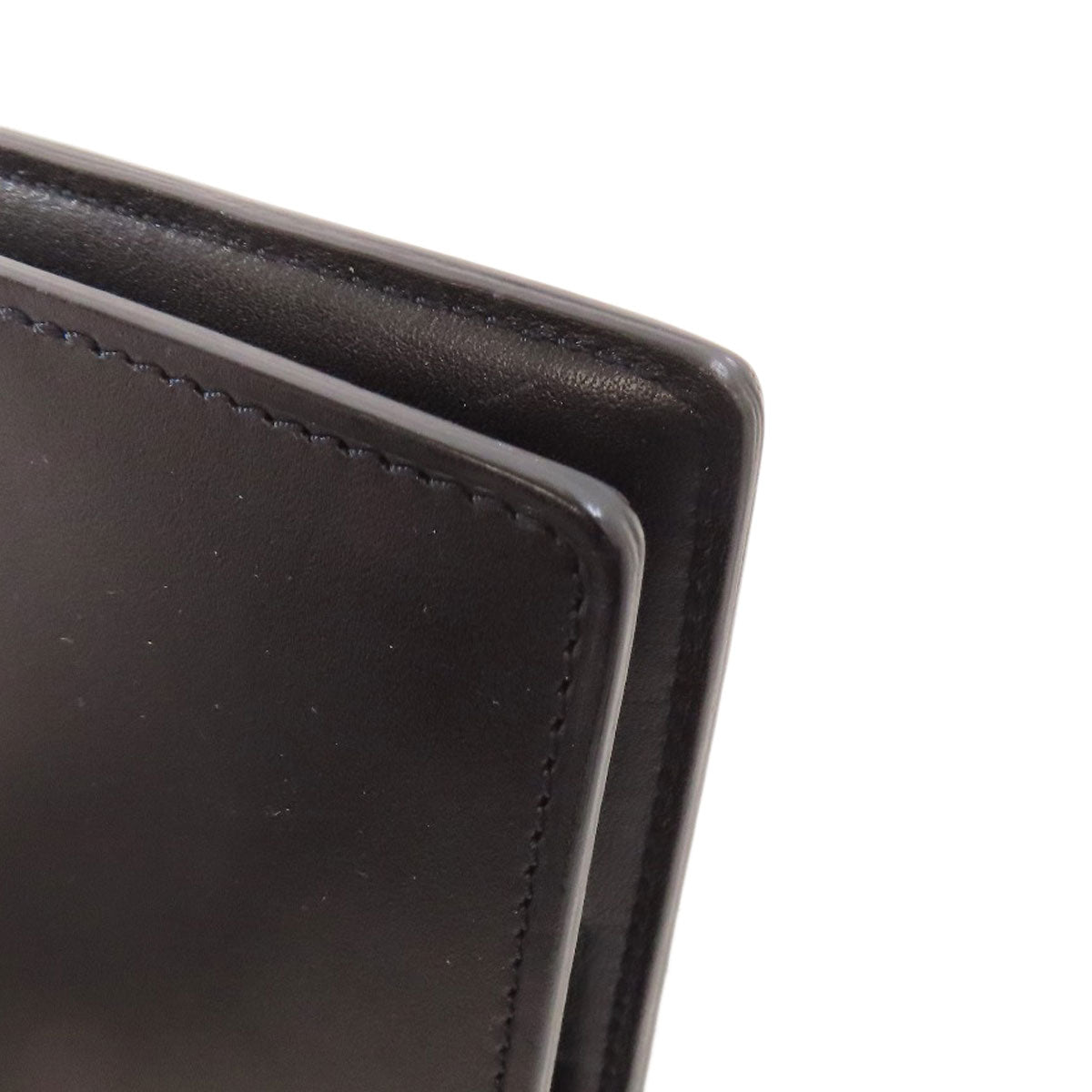 LOUIS VUITTON Bifold Wallet M85016 Nomad leather black Portefeuille�EMarco mens Used Authentic