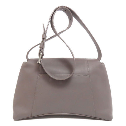 BALENCIAGA Shoulder Bag 671353 Calfskin gray Downtown Women Used Authentic