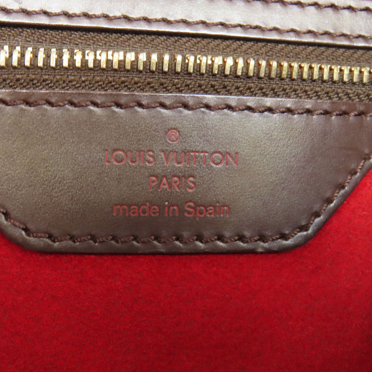 LOUIS VUITTON Tote Bag N51204 Damier canvas Brown HamsteadMM Women Used Authentic