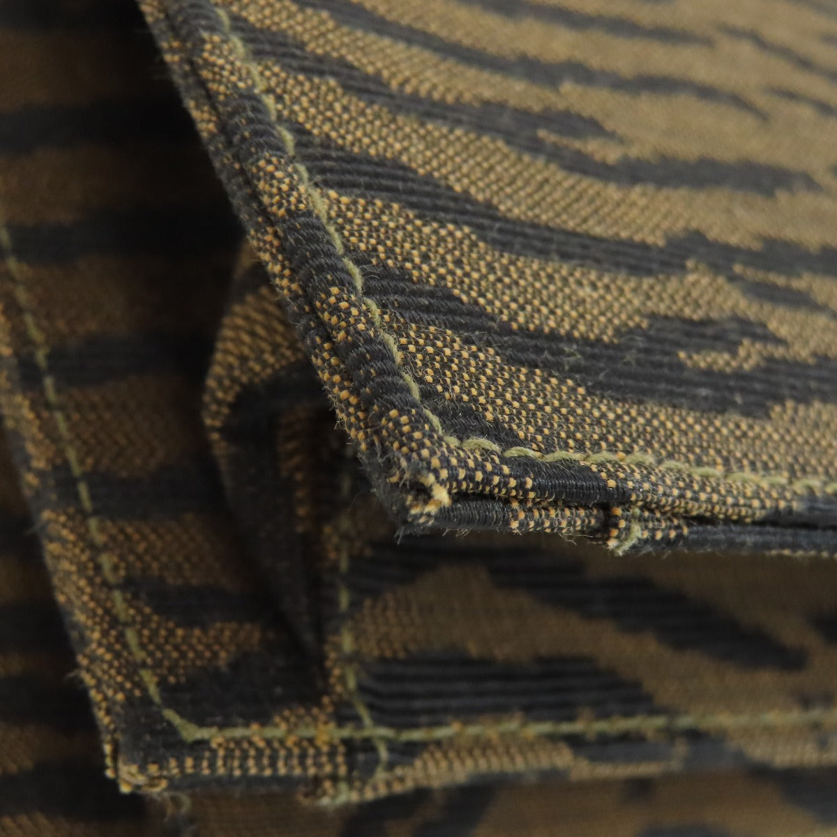 FENDI Tote Bag canvas Brown Jacquard