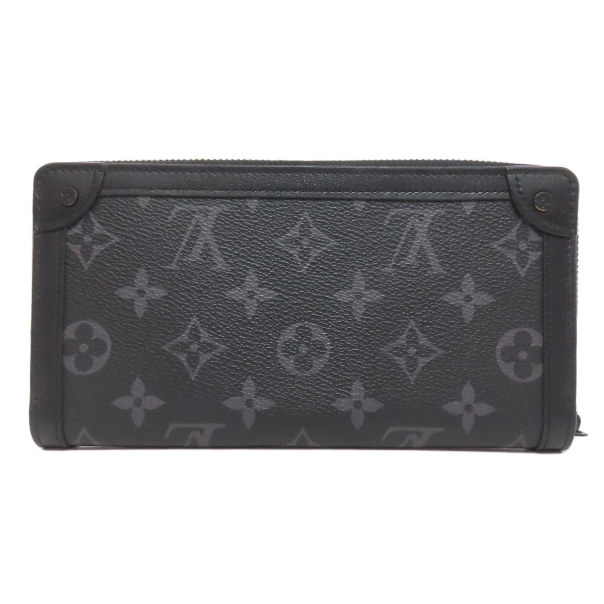 LOUIS VUITTON Long Wallet Purse M80558 Monogram Eclipse black Zippy wallet
