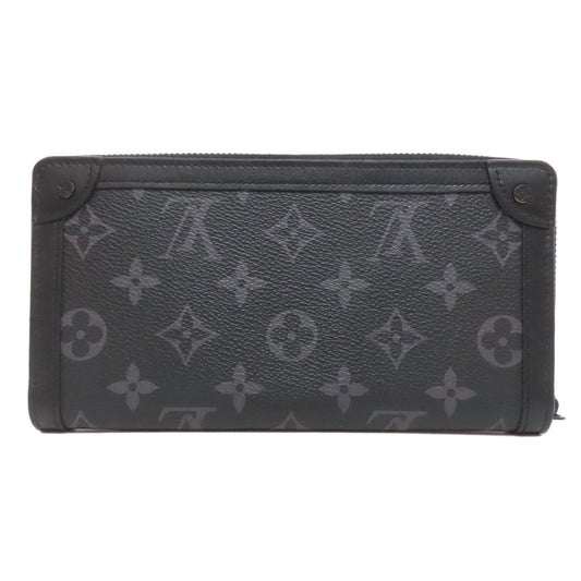 LOUIS VUITTON Long Wallet Purse M80558 Monogram Eclipse black Zippy wallet
