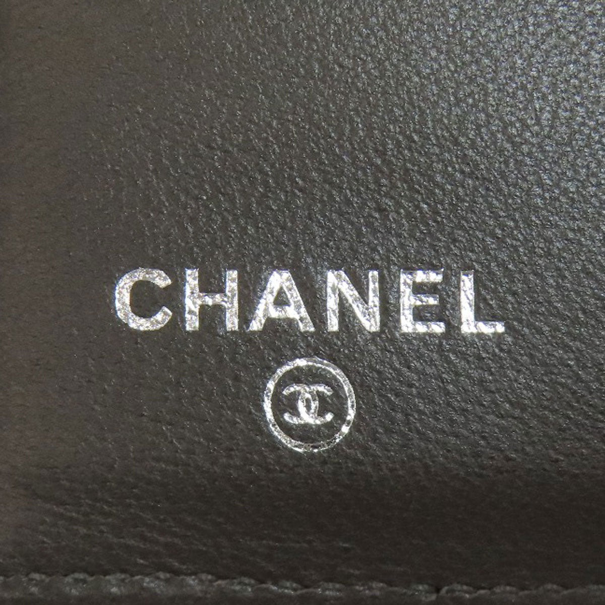 CHANEL Bifold Wallet Calfskin pink Camellia COCO Mark SilverMetal