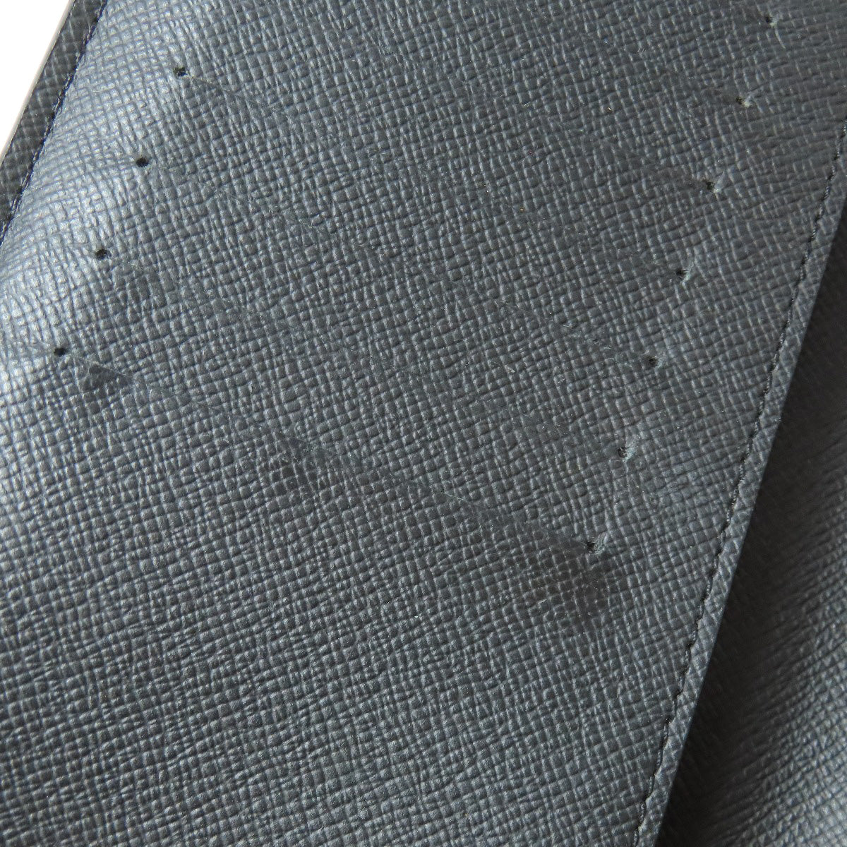 LOUIS VUITTON Long Wallet Purse M32654 Taiga Leather black Portefeuille�EBrazza Former mens Used Authentic