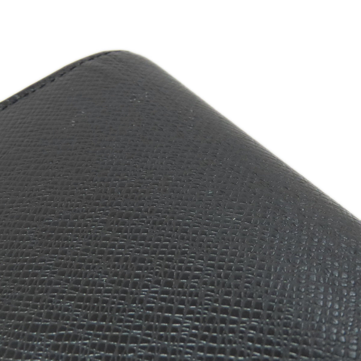 LOUIS VUITTON Long Wallet Purse M32654 Taiga Leather black Portefeuille�EBrazza Former mens Used Authentic
