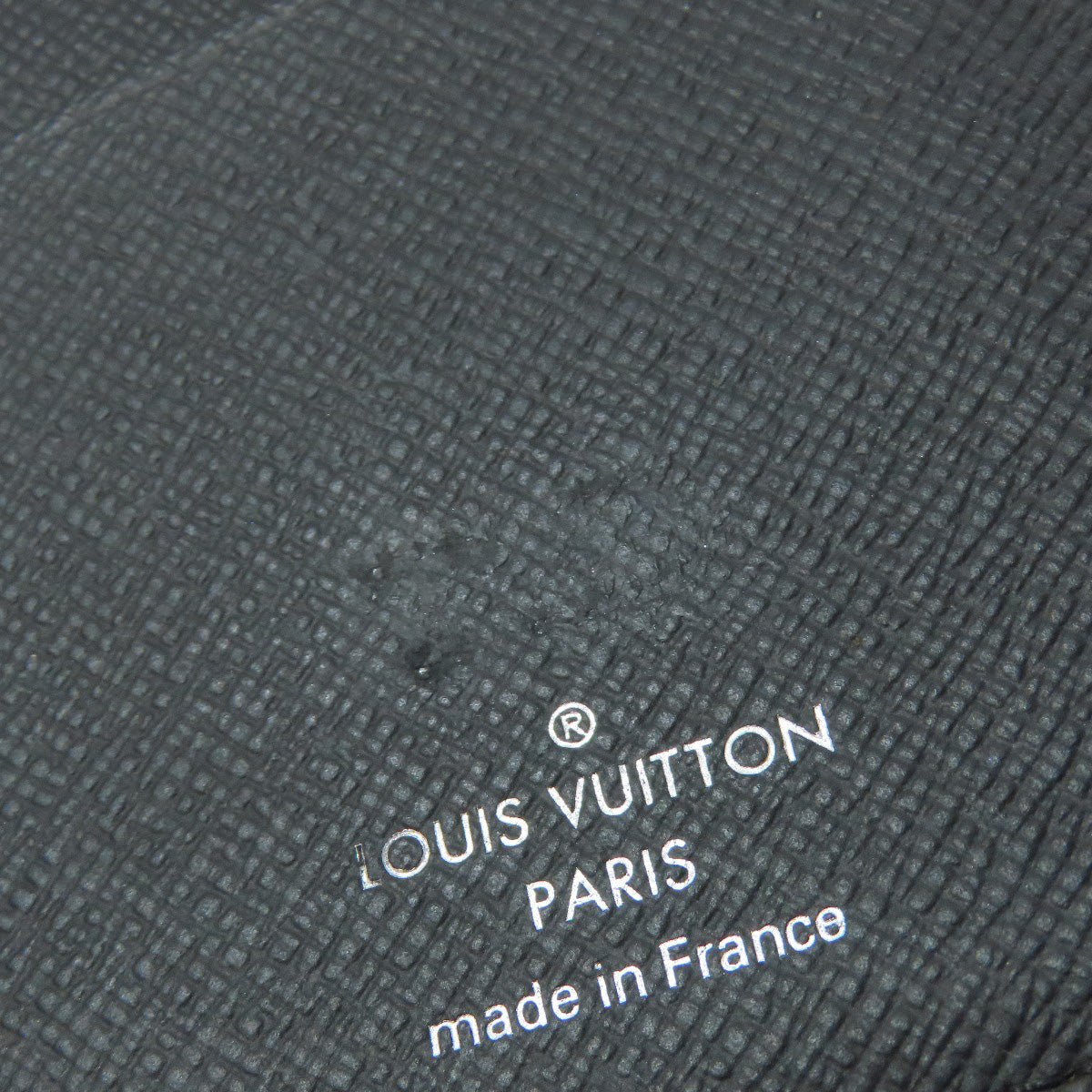 LOUIS VUITTON Long Wallet Purse M32654 Taiga Leather black Portefeuille�EBrazza Former mens Used Authentic