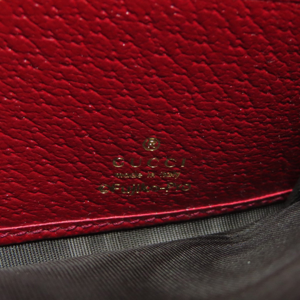 GUCCI Long Wallet Purse 647786 PVC Brown Doraemon collaboration Women Used Authentic