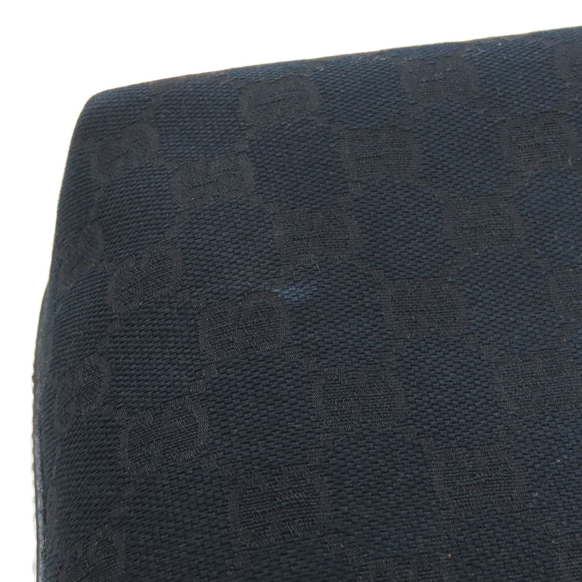 GUCCI Business bag 015・3712 canvas black GG pattern 2WAY