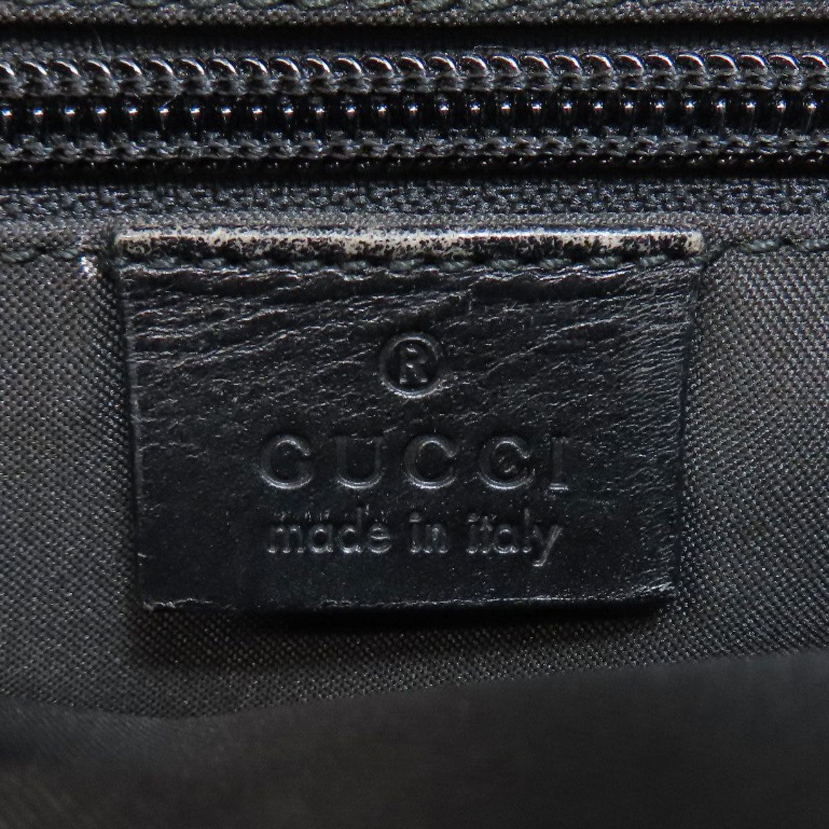 GUCCI Business bag 015・3712 canvas black GG pattern 2WAY