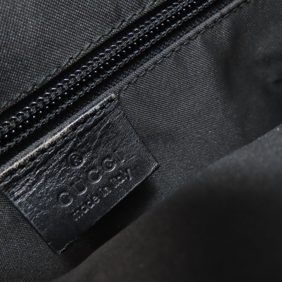 GUCCI Business bag 015・3712 canvas black GG pattern 2WAY