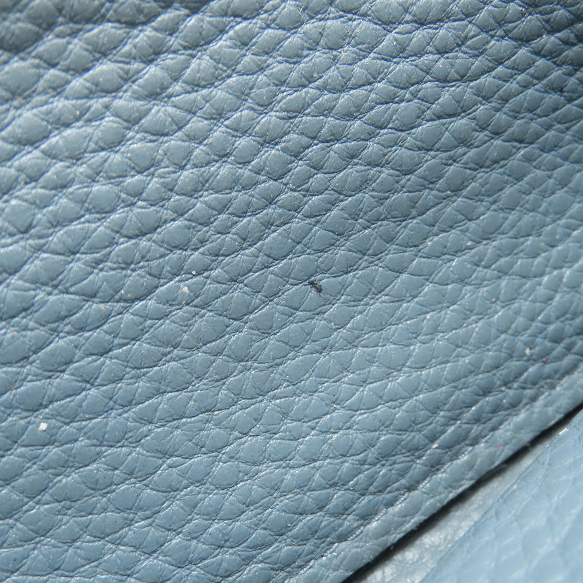 PRADA Long Wallet Purse leather blue logo