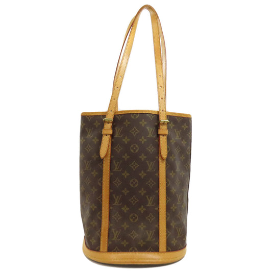 LOUIS VUITTON Tote Bag M42236 Monogram canvas Brown Bucket L Bucket GM Women Used Authentic