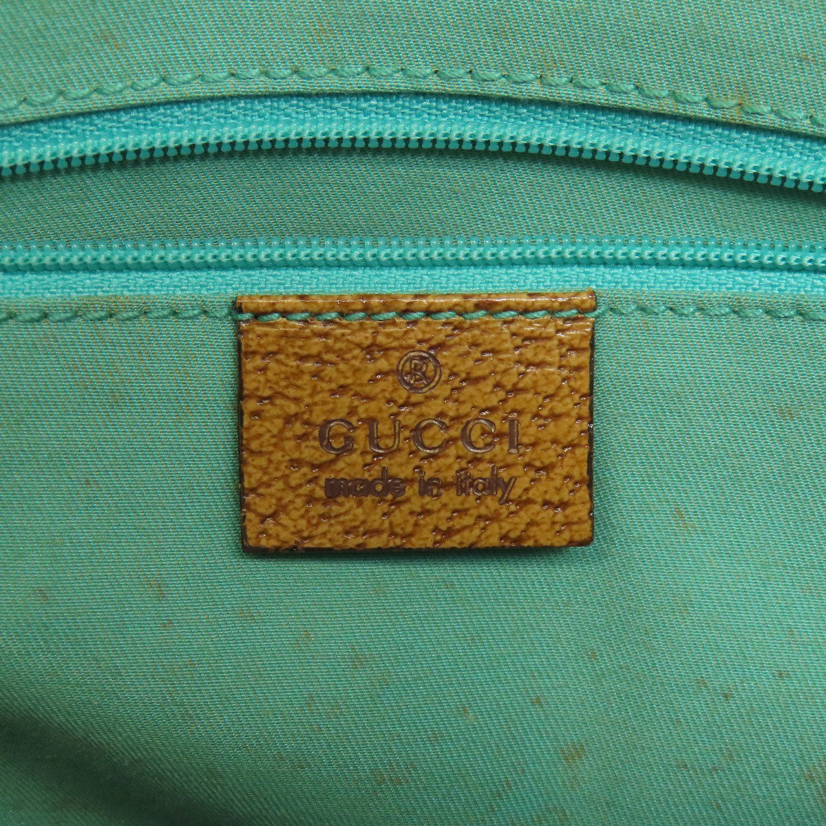 GUCCI Tote Bag 113019 canvas green GG