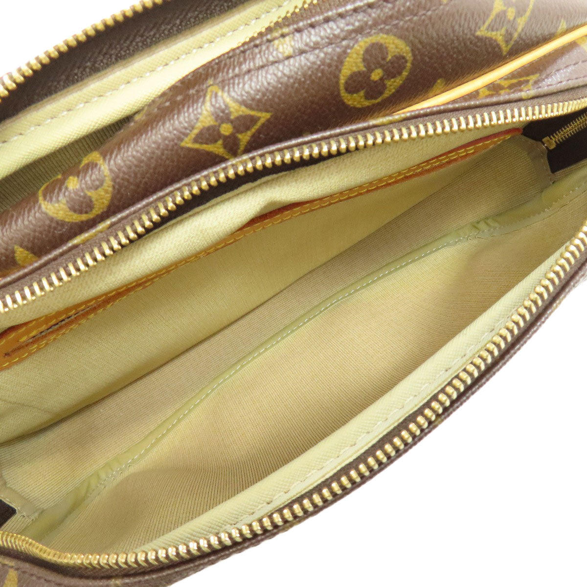 LOUIS VUITTON Shoulder Bag M45254 Monogram canvas Brown Reporter 28 Women Used Authentic