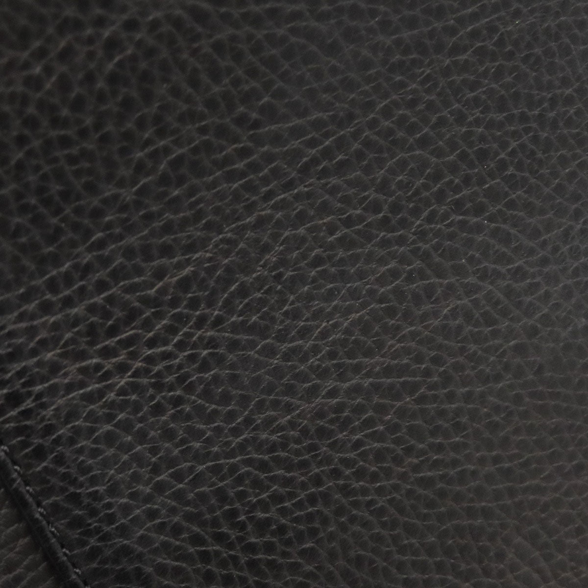 BURBERRY Handbag leather black logo Women Used Authentic