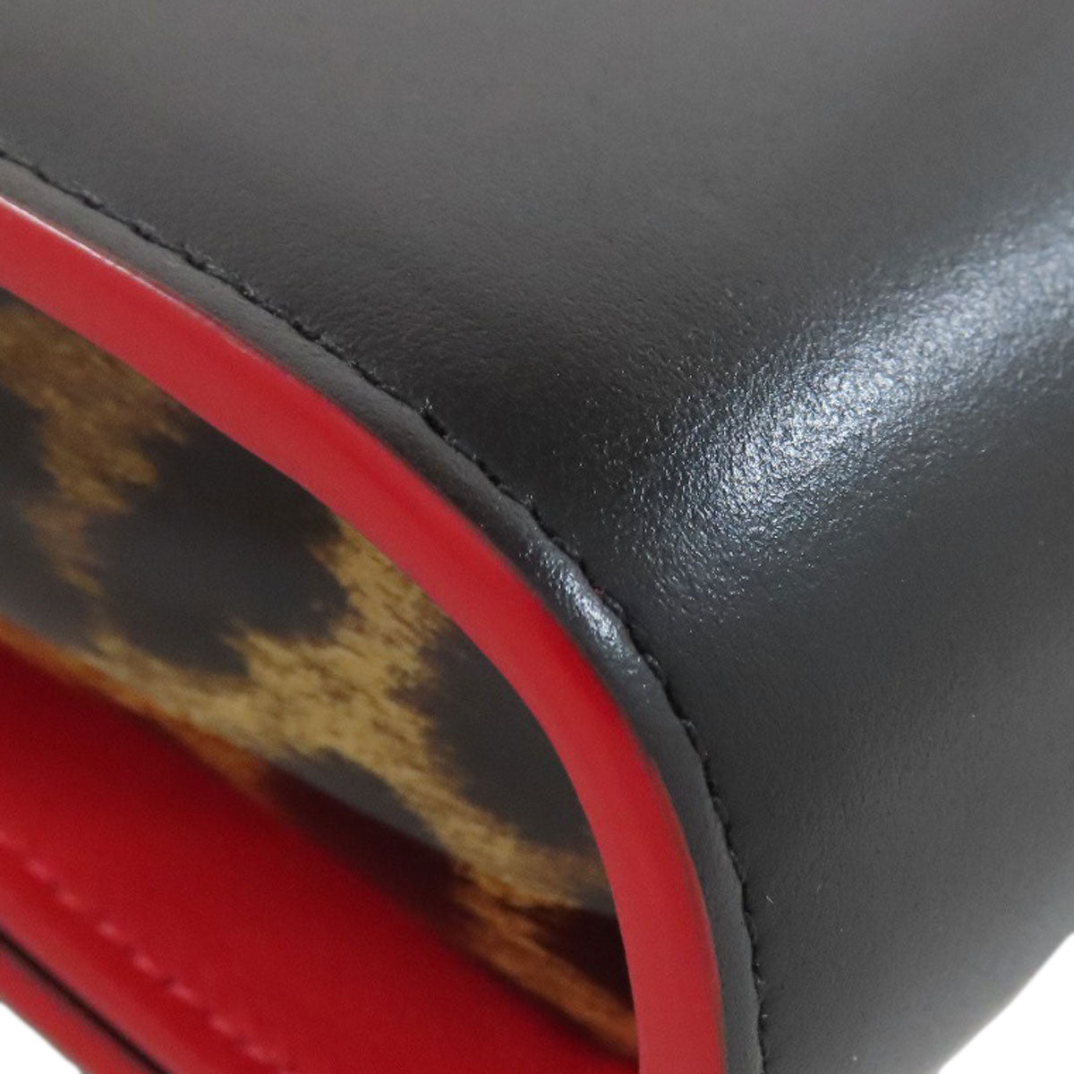 Christian Louboutin Shoulder Bag leather black Studs