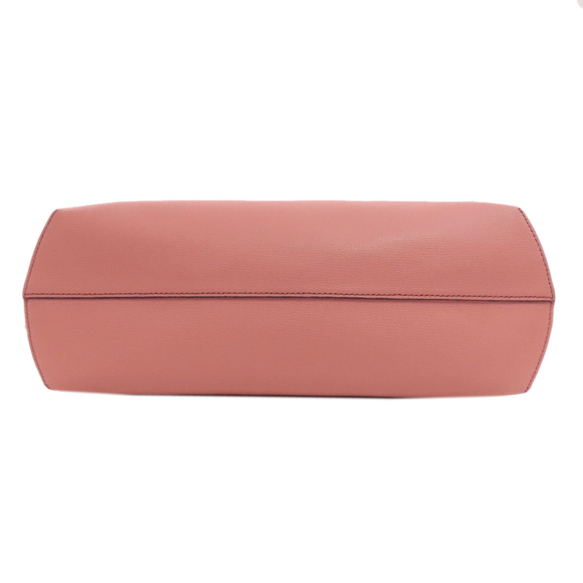 FENDI Tote Bag Calfskin pink F is Fendi