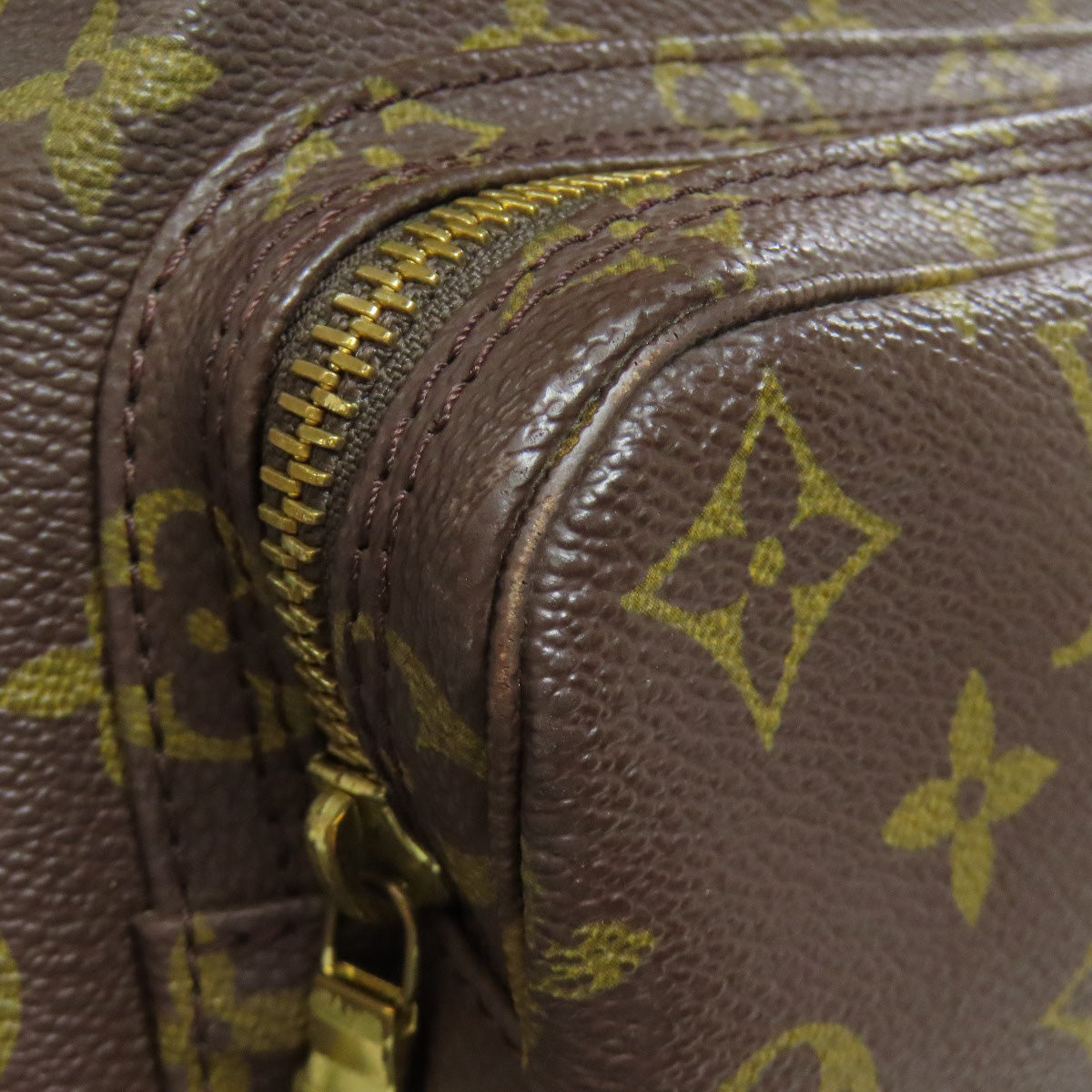 LOUIS VUITTON Backpack M51135 Monogram canvas Brown MontsourisGM Women Used Authentic