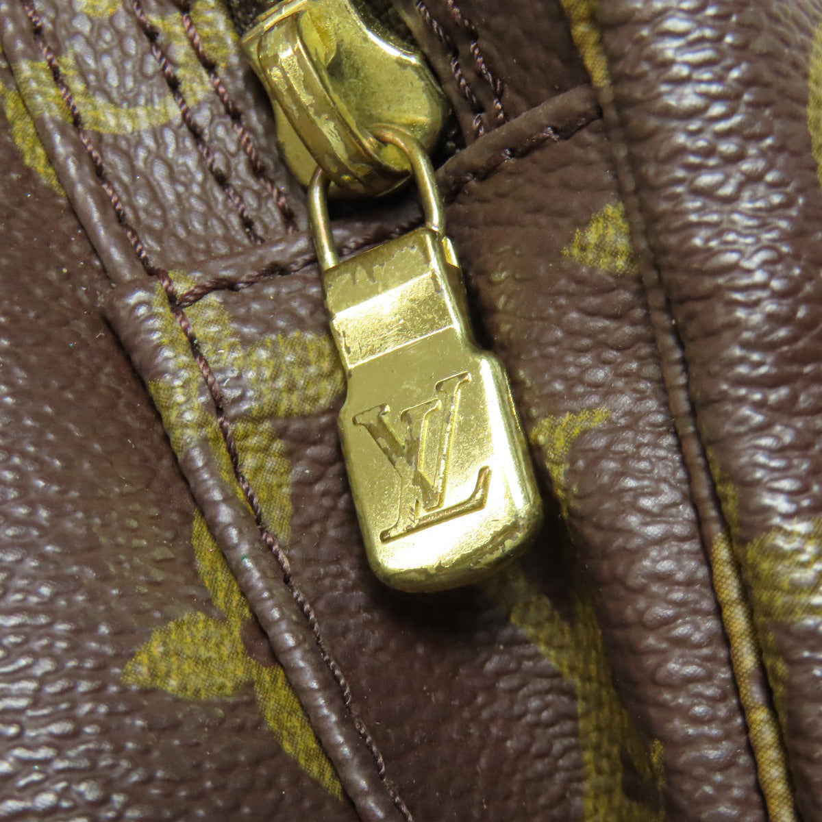 LOUIS VUITTON Backpack M51135 Monogram canvas Brown MontsourisGM Women Used Authentic