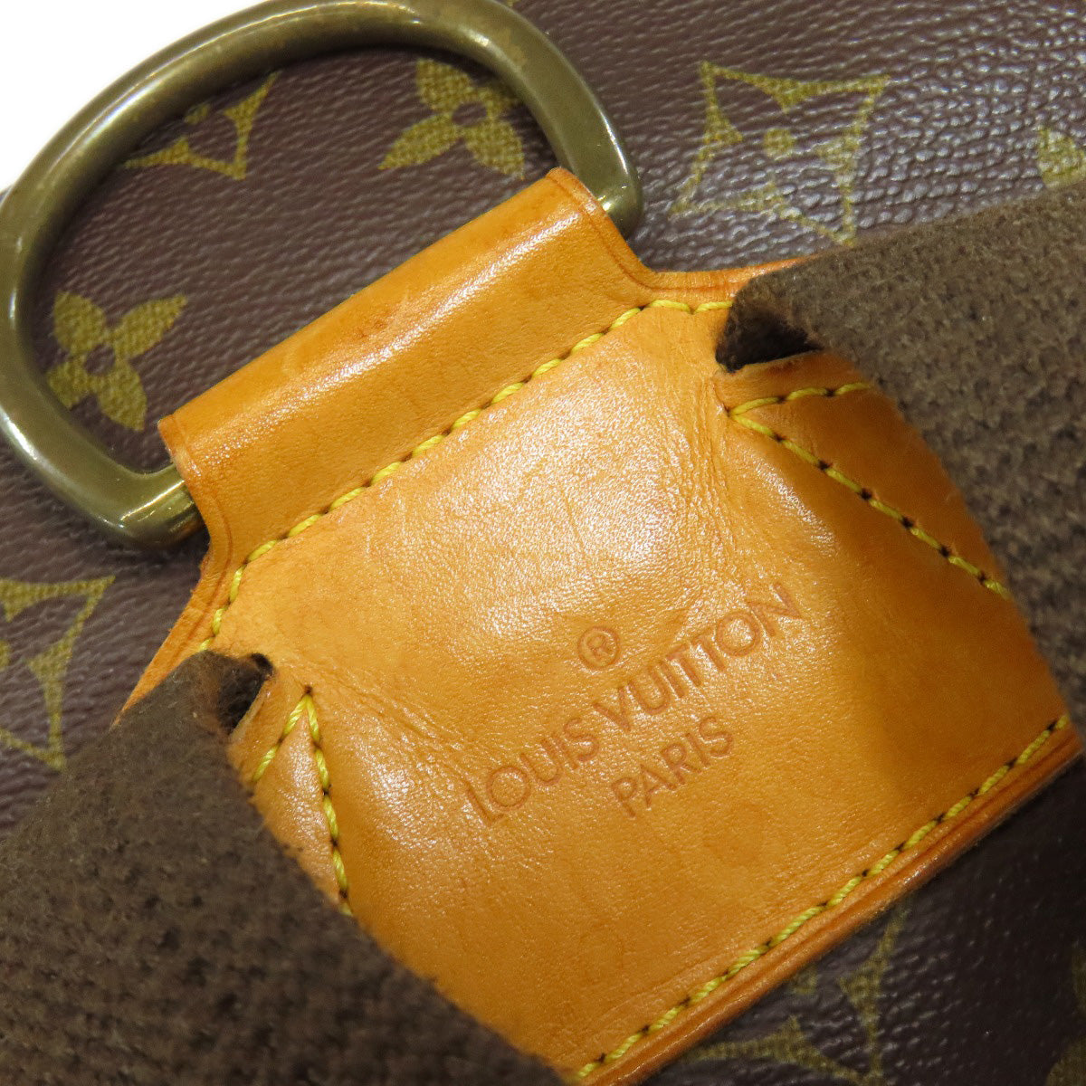 LOUIS VUITTON Backpack M51135 Monogram canvas Brown MontsourisGM Women Used Authentic