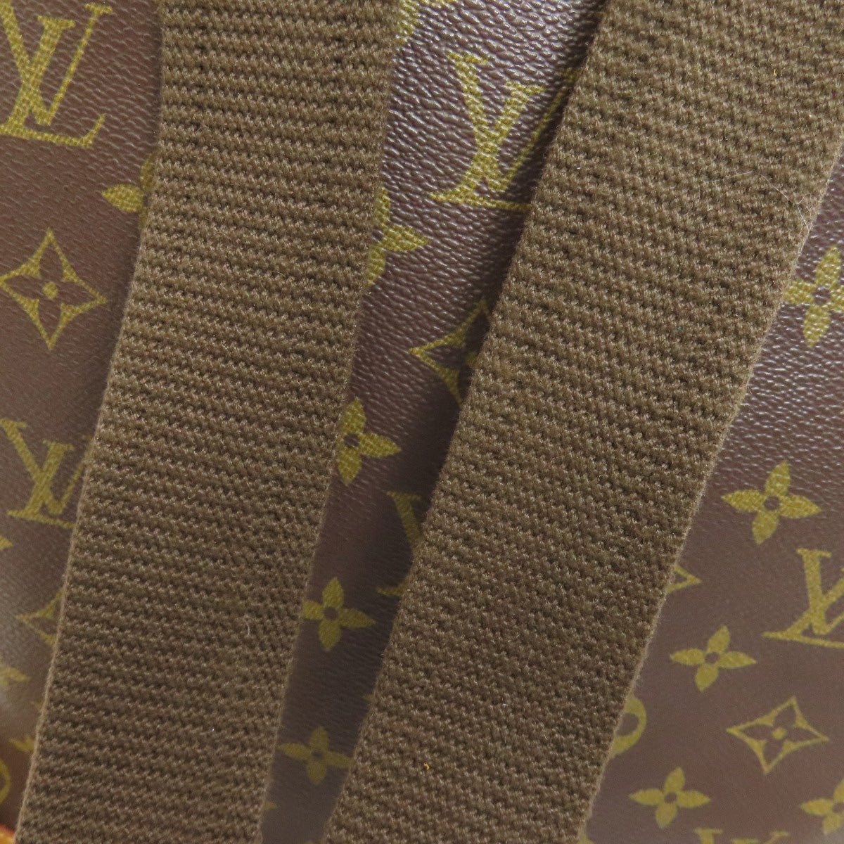 LOUIS VUITTON Backpack M51135 Monogram canvas Brown MontsourisGM Women Used Authentic