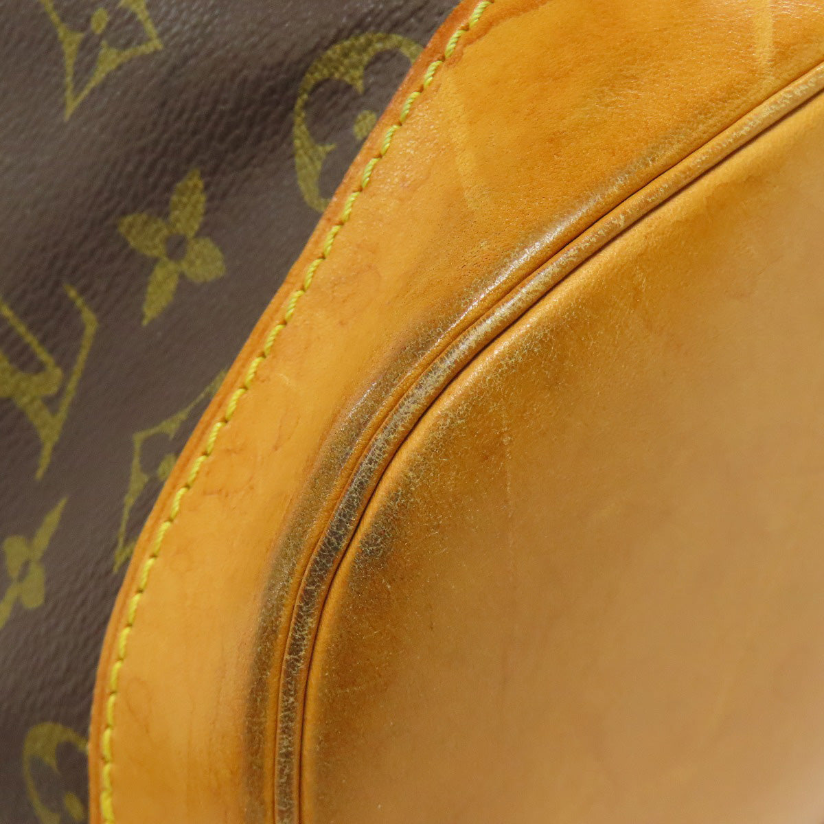 LOUIS VUITTON Backpack M51135 Monogram canvas Brown MontsourisGM Women Used Authentic
