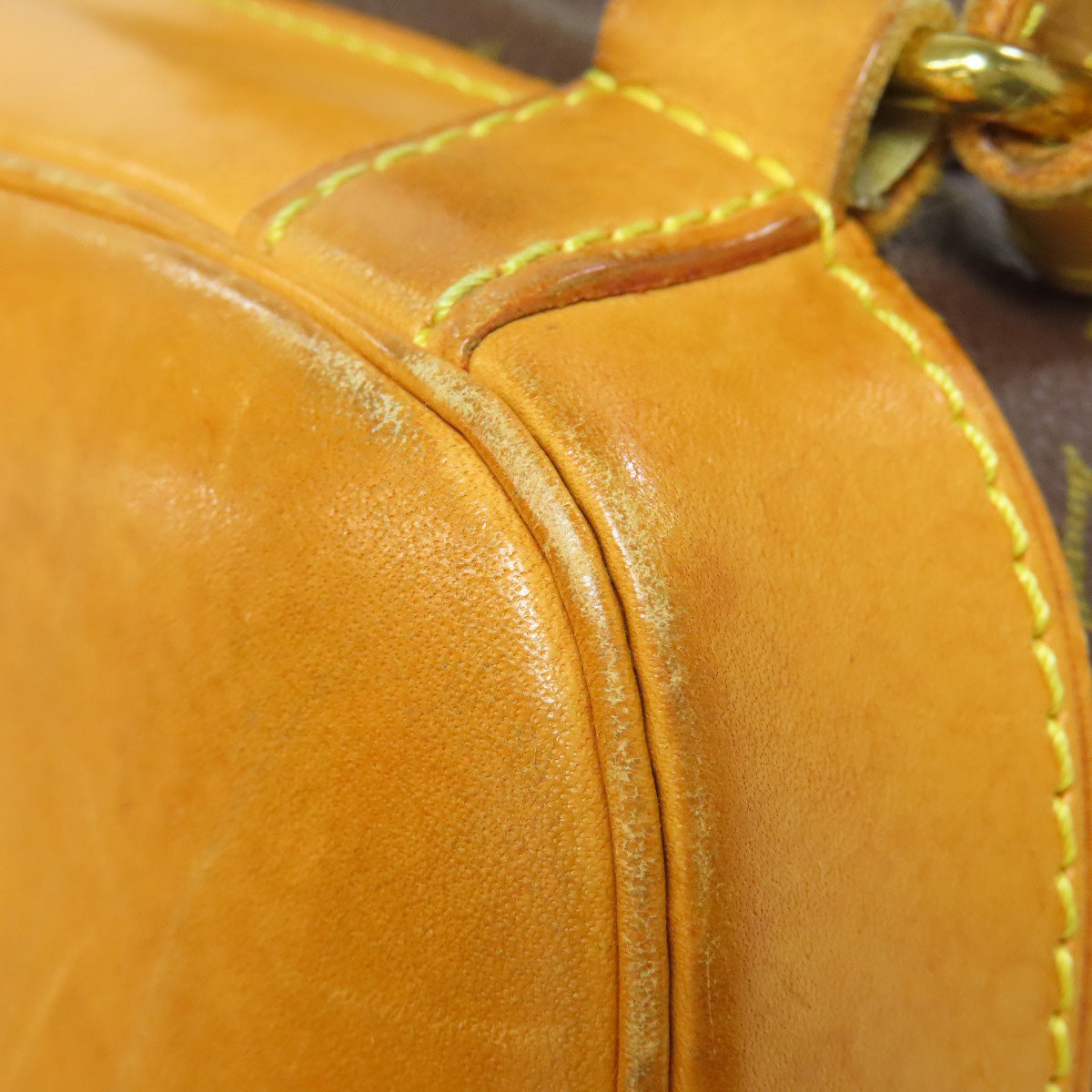 LOUIS VUITTON Backpack M51135 Monogram canvas Brown MontsourisGM Women Used Authentic