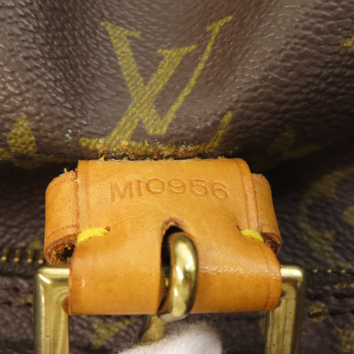 LOUIS VUITTON Backpack M51135 Monogram canvas Brown MontsourisGM Women Used Authentic
