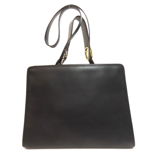 FENDI Handbag 8BH343 Calfskin black Runaway 2WAY Women Used Authentic