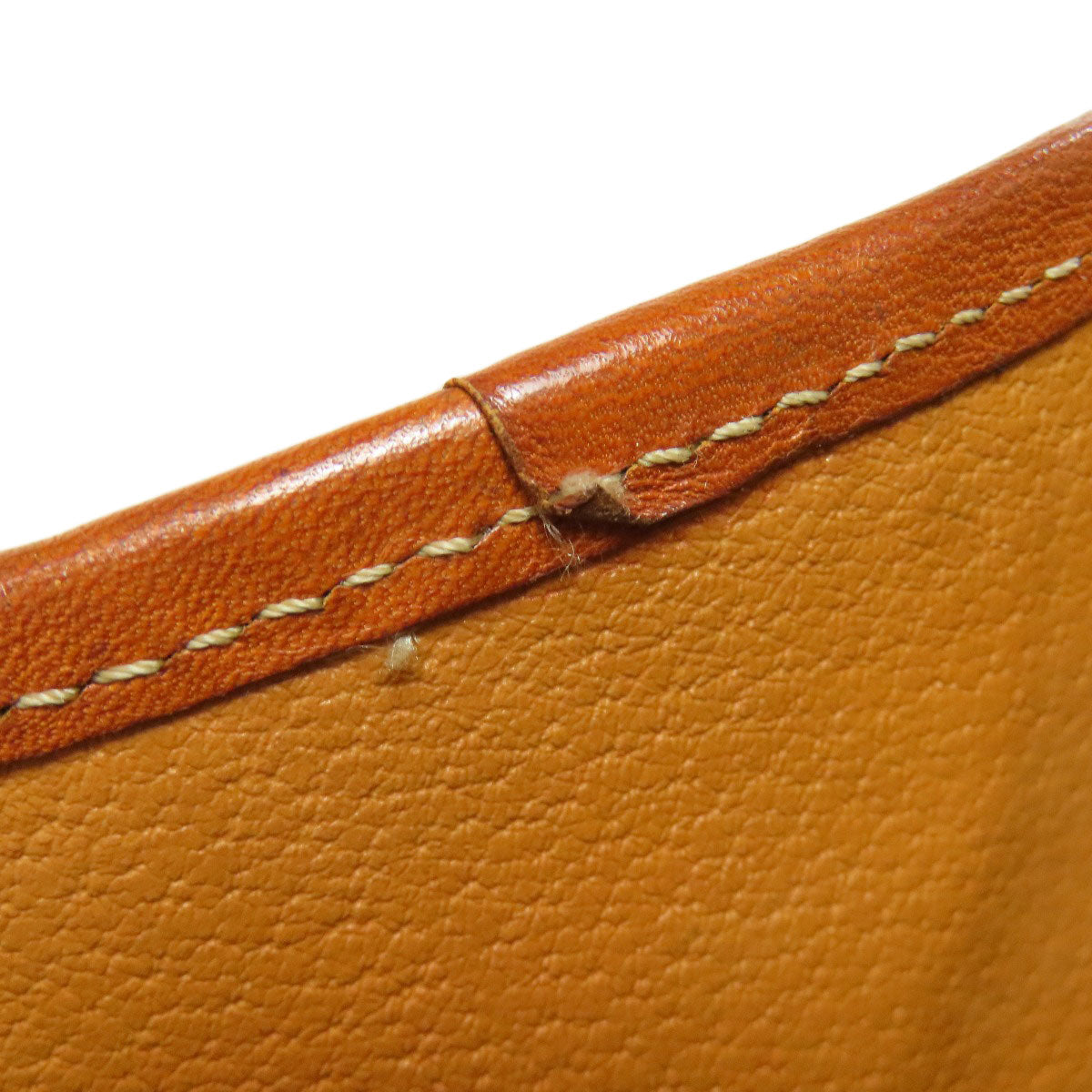 CELINE Tote Bag PVC, Leather Brown Macadam Pattern Women Used Authentic