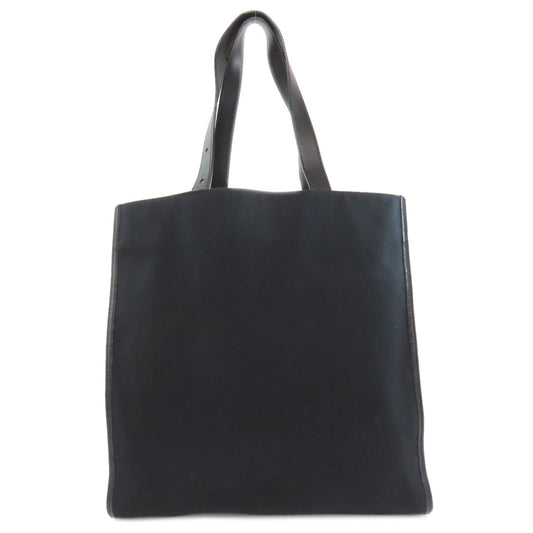 FENDI Tote Bag canvas black logo