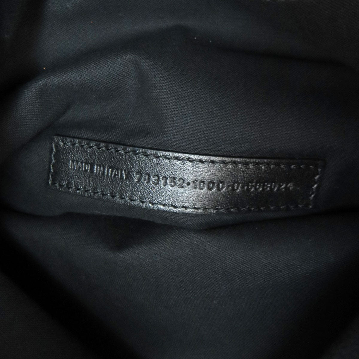 BALENCIAGA Tote Bag 743152 cotton black Jumbo Large Tote Women Used Authentic