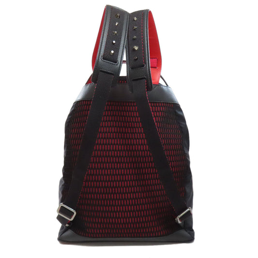 Christian Louboutin Backpack Nylon black Studs