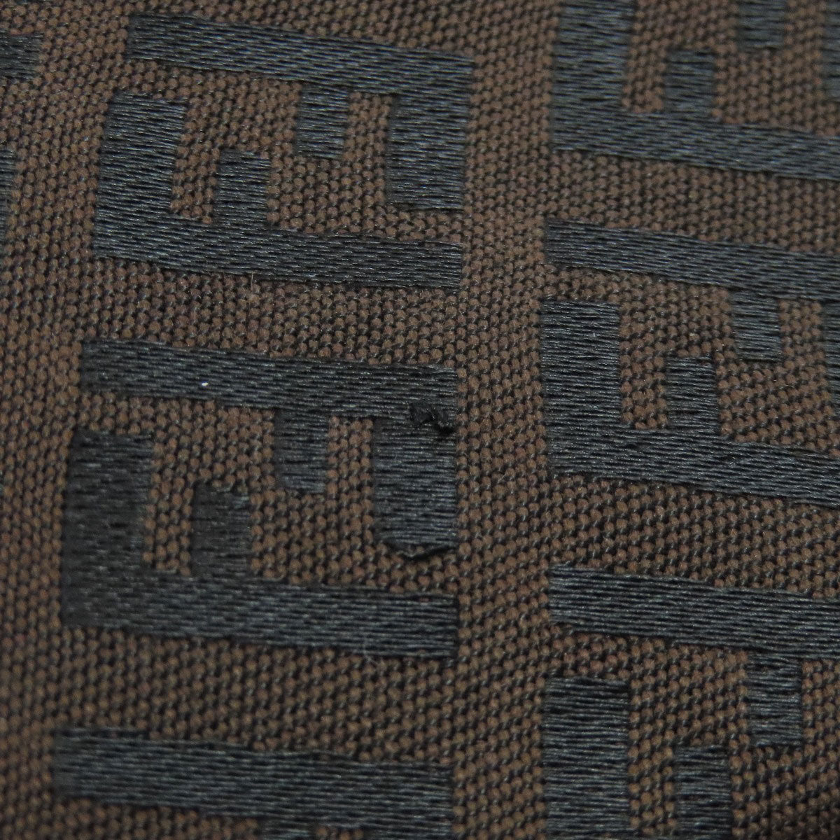 FENDI Tote Bag canvas Brown Zucca Pattern Women Used Authentic