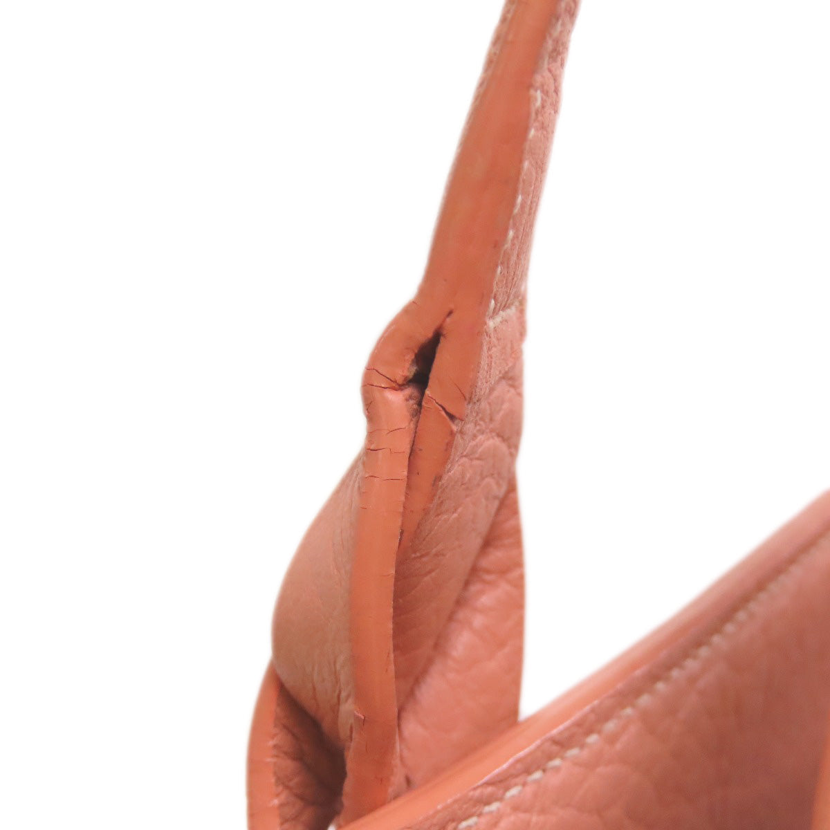 LOEWE Tote Bag leather pink anagram Women Used Authentic