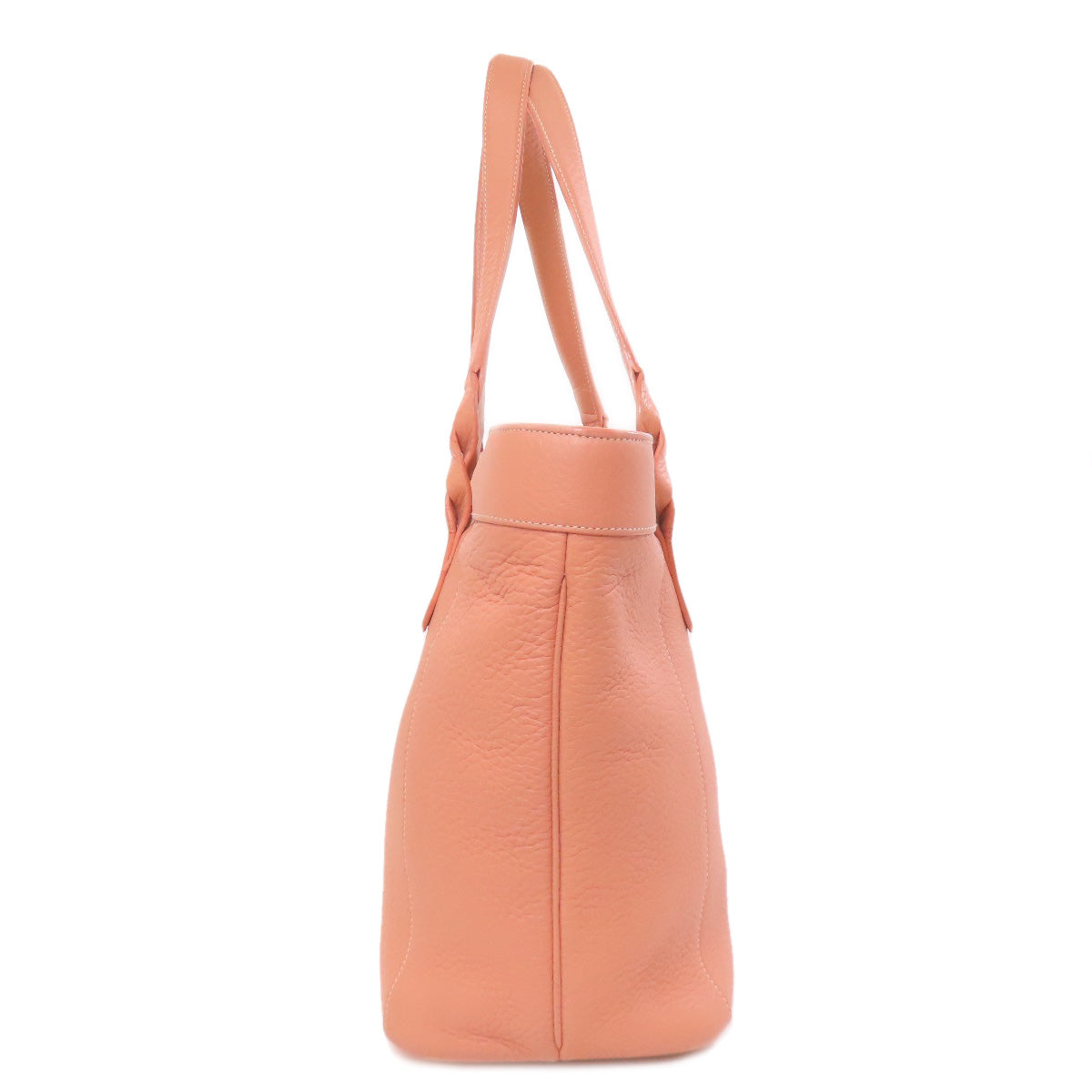 LOEWE Tote Bag leather pink anagram Women Used Authentic