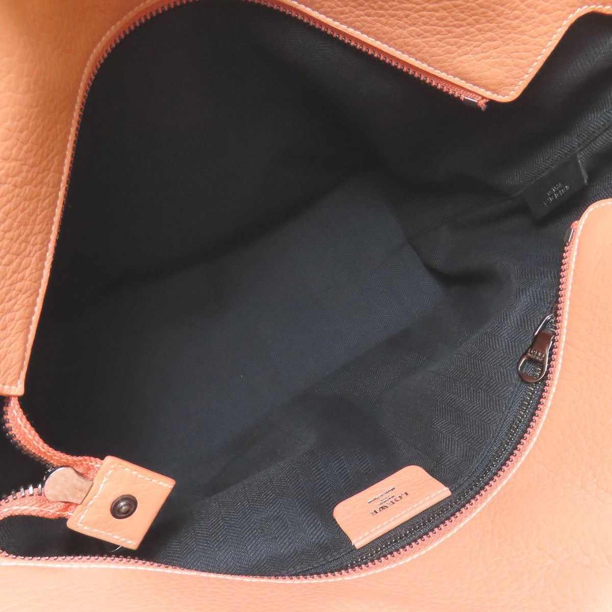LOEWE Tote Bag leather pink anagram Women Used Authentic