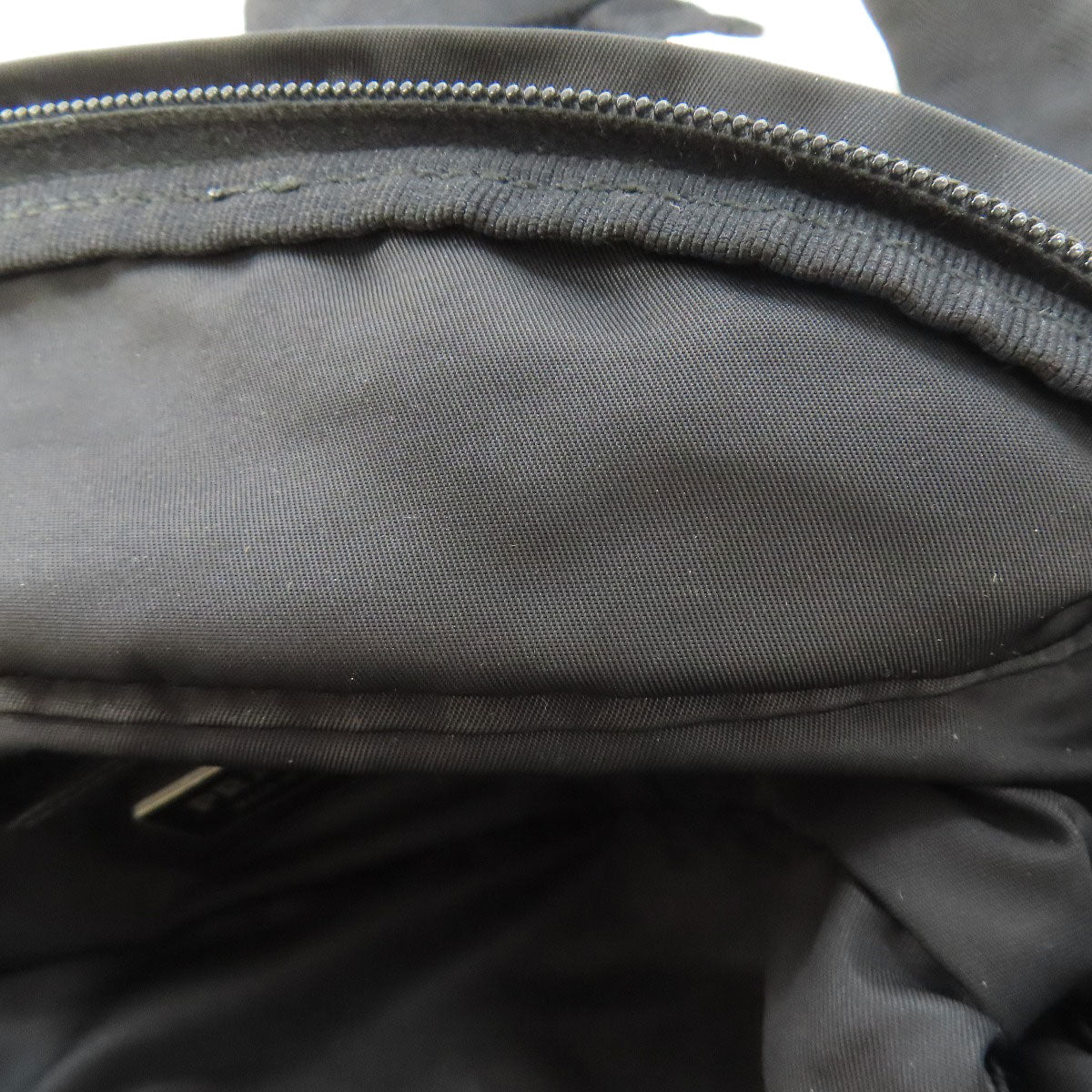 PRADA Hip bag Nylon black logoMetal