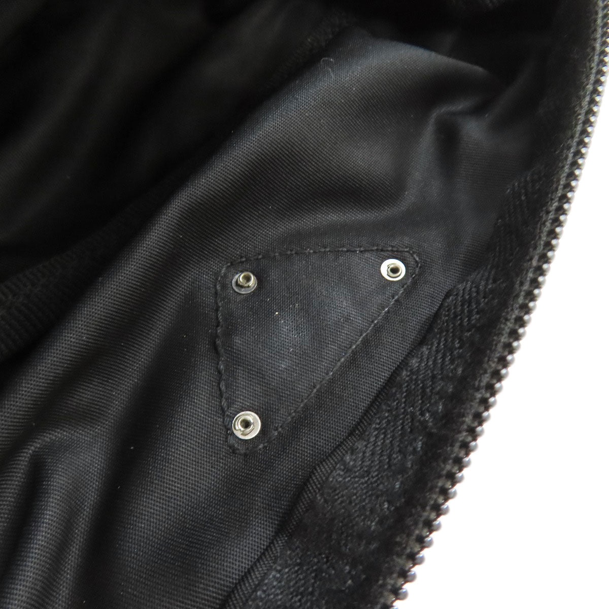PRADA Hip bag Nylon black logoMetal