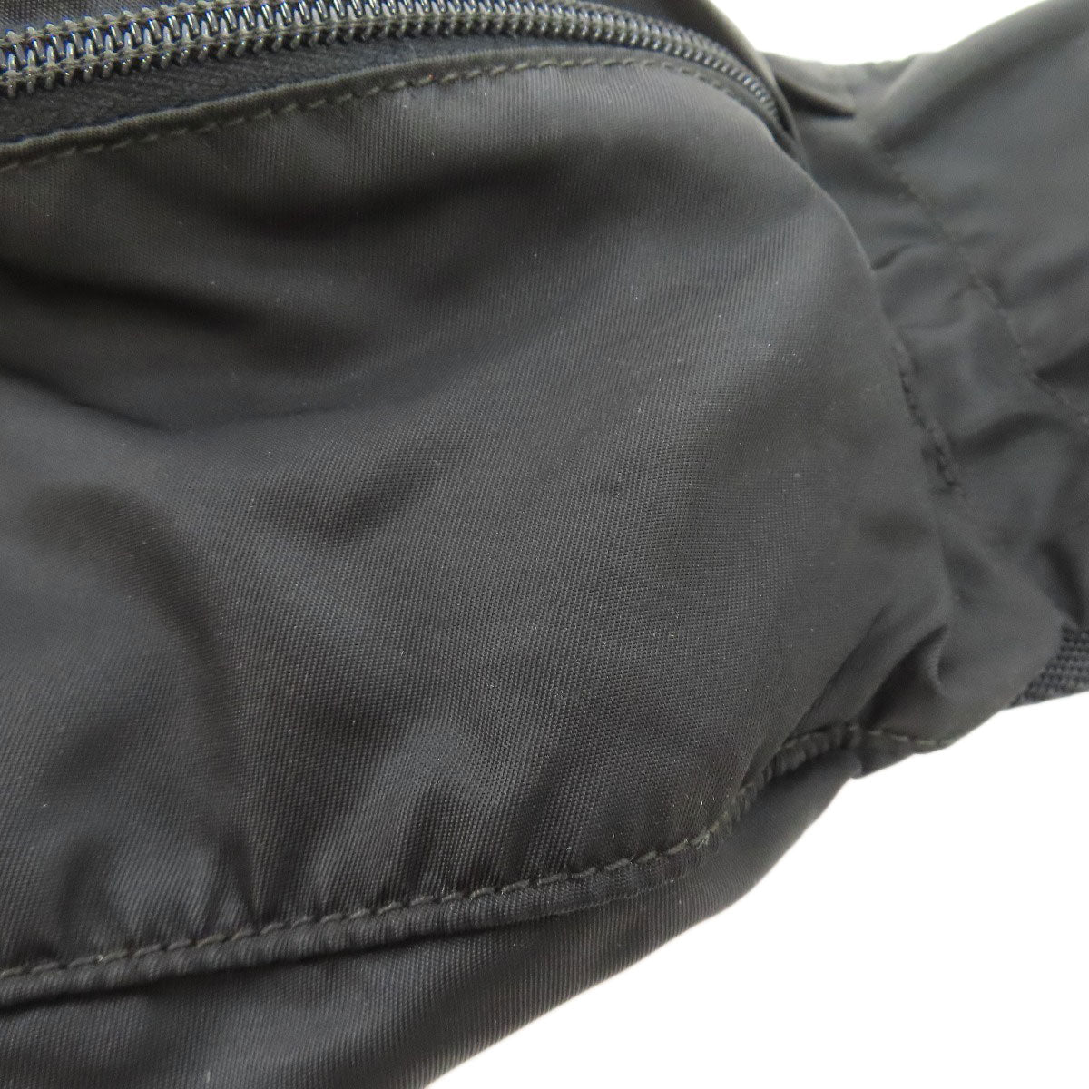 PRADA Hip bag Nylon black logoMetal