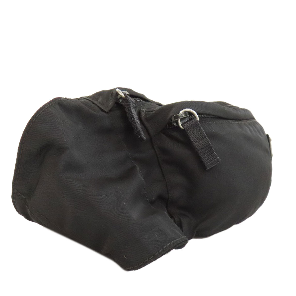 PRADA Hip bag Nylon black logoMetal