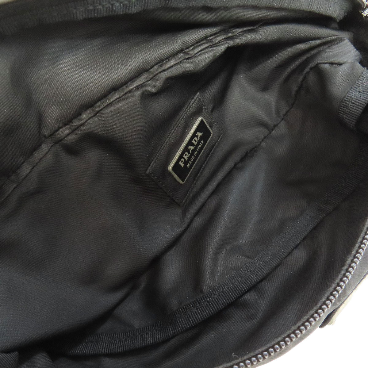 PRADA Hip bag Nylon black logoMetal