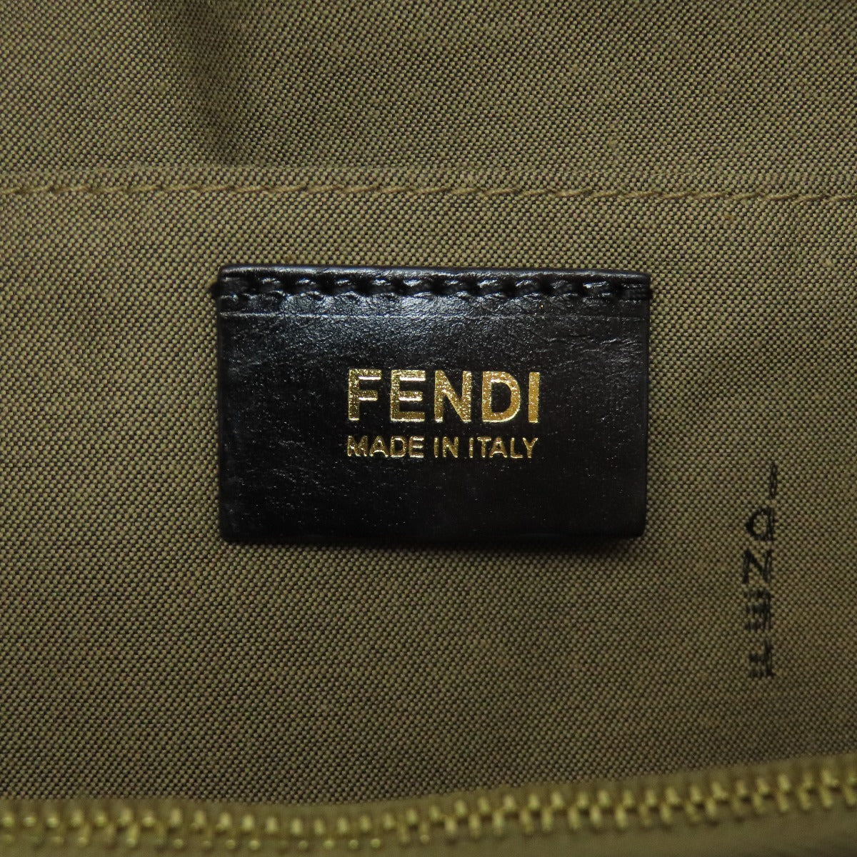 FENDI Handbag canvas beige 2WAY