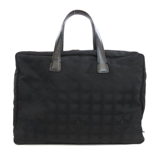 CHANEL Tote Bag Nylon black New travel line