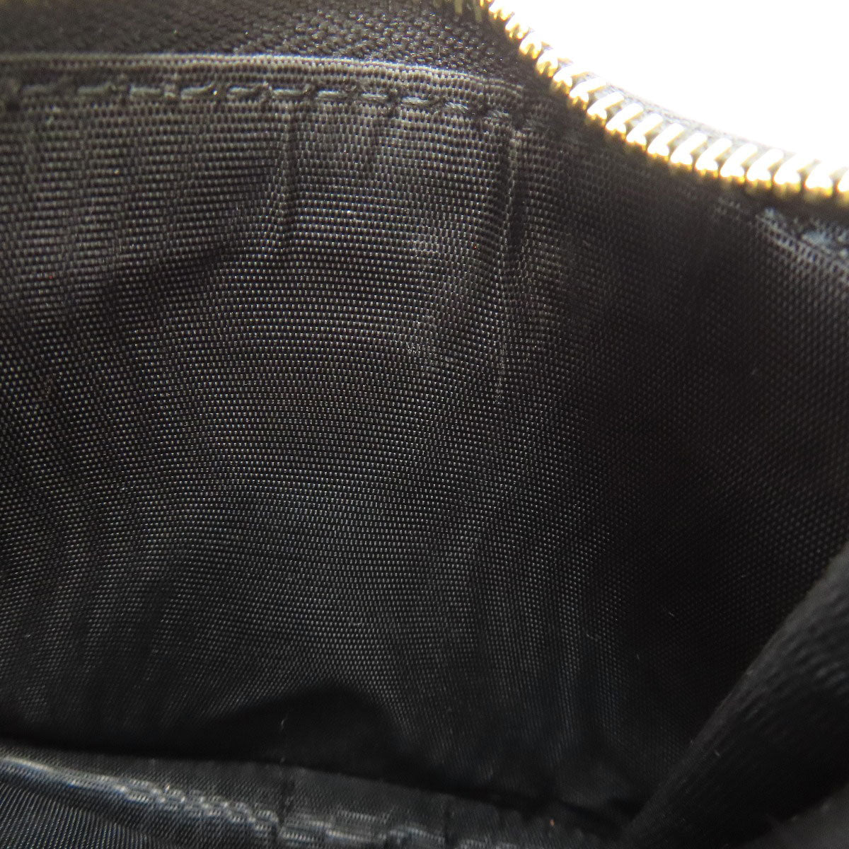 GUCCI Coin case 574804 leather black GG Marmont Double G Women Used Authentic